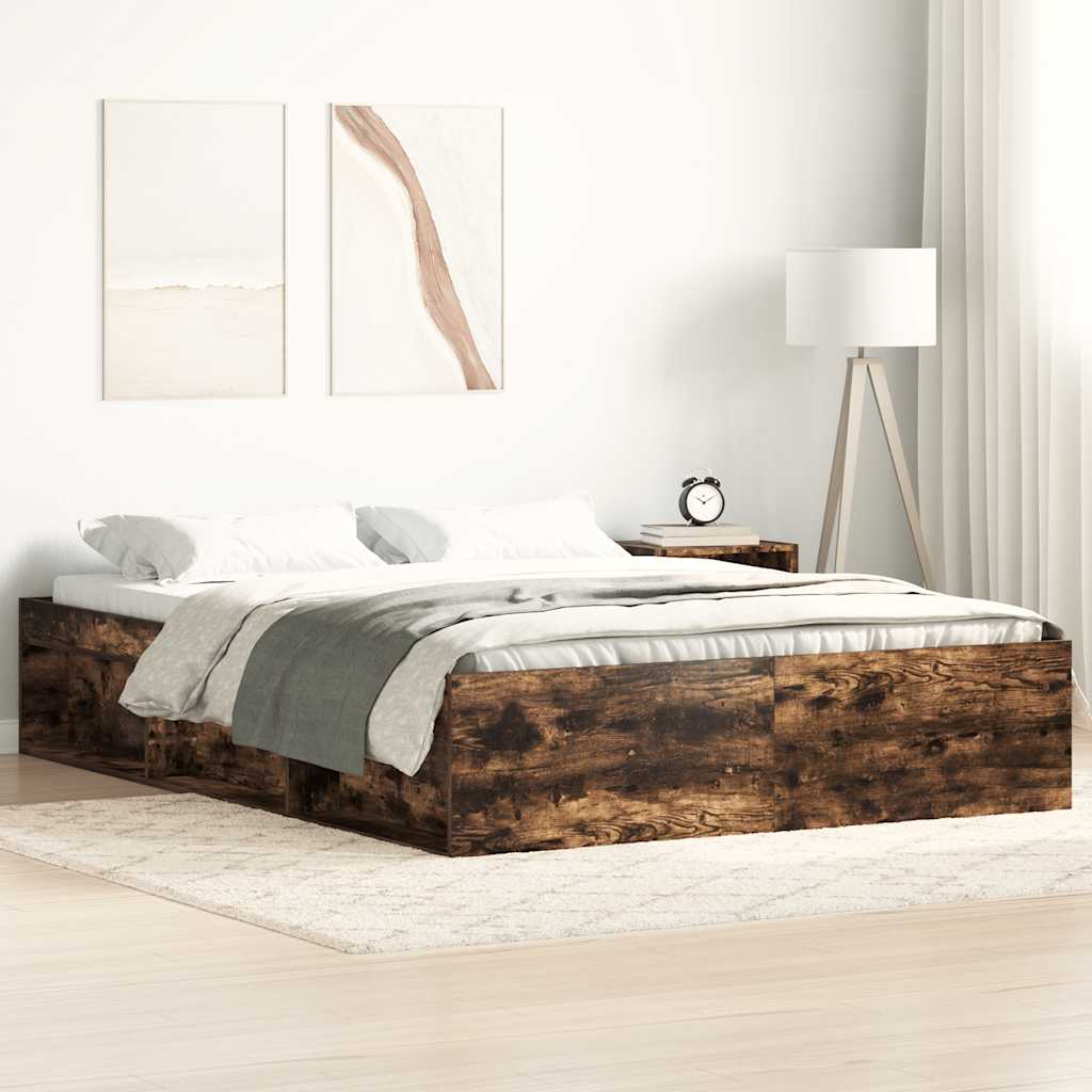 Bed Frame Without Mattress Engineered Wood