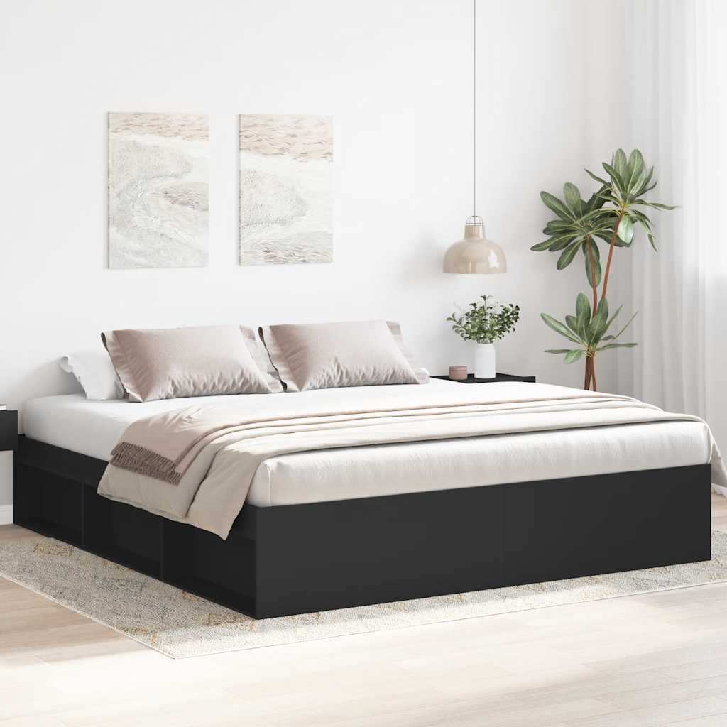 Bed Frame Without Mattress Engineered Wood