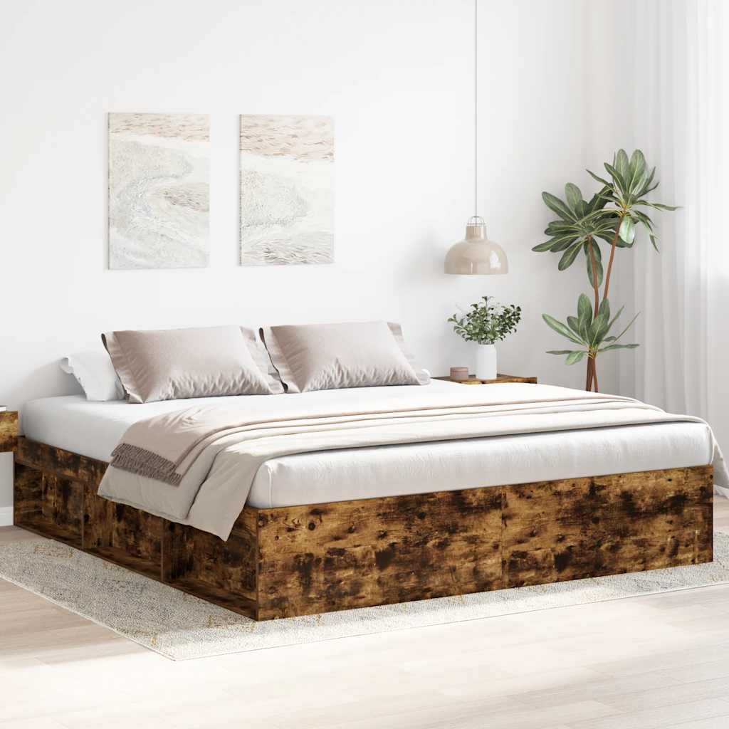 Bed Frame Without Mattress Engineered Wood