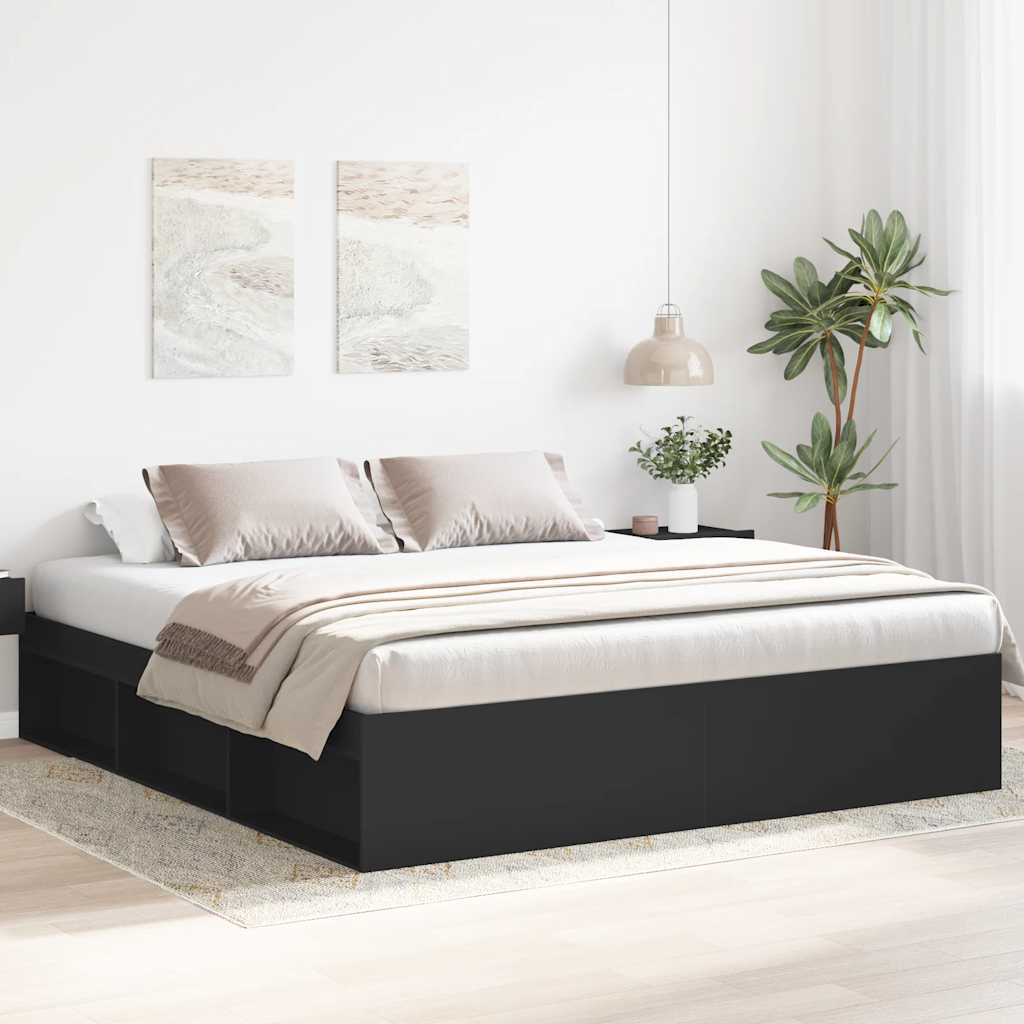 Bed Frame Without Mattress Engineered Wood
