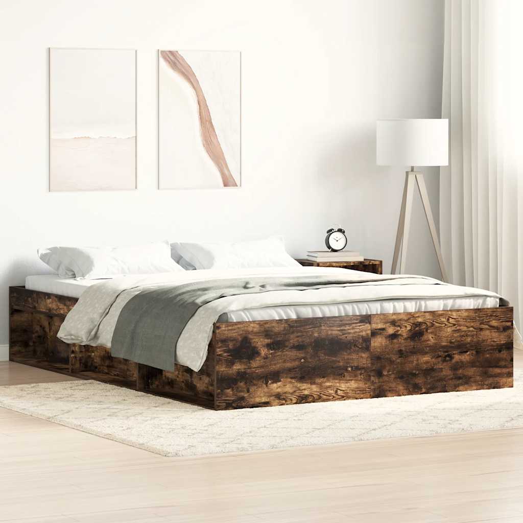 Bed Frame Without Mattress Engineered Wood