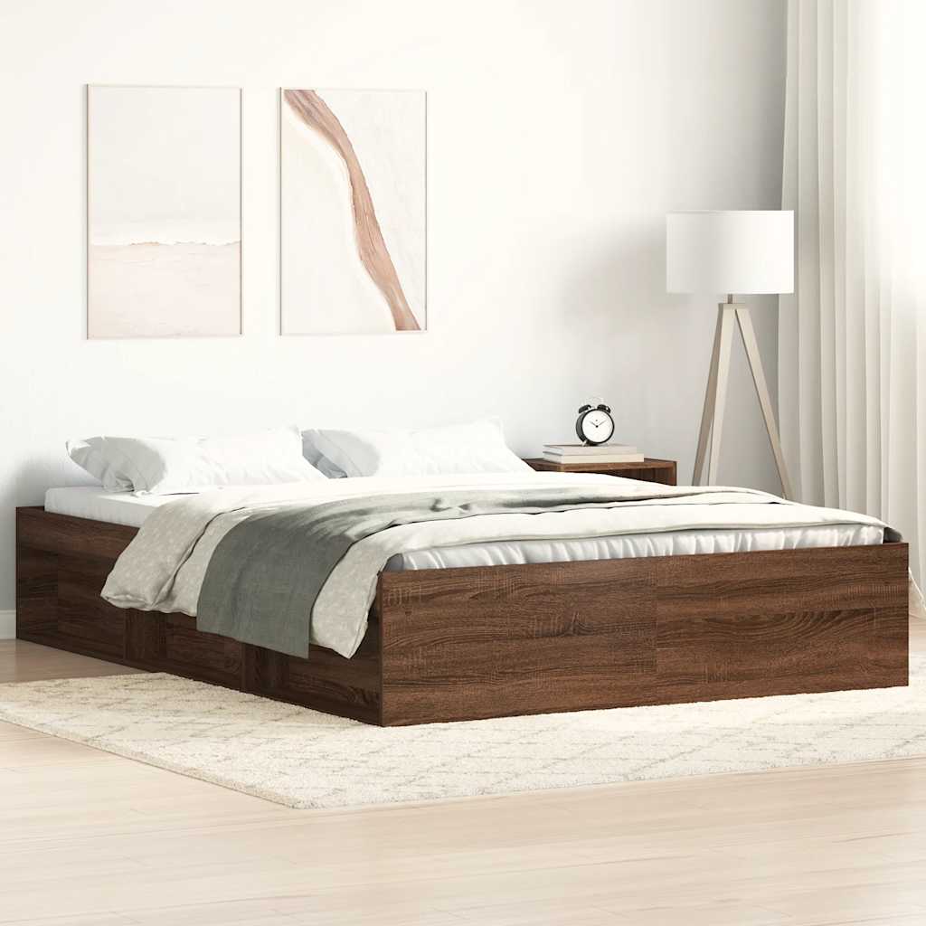 Bed Frame Without Mattress Engineered Wood