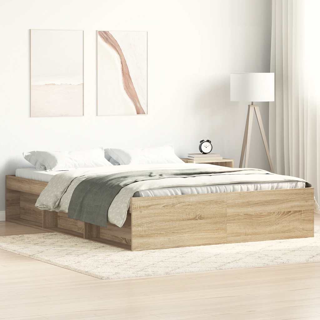 Bed Frame Without Mattress Engineered Wood