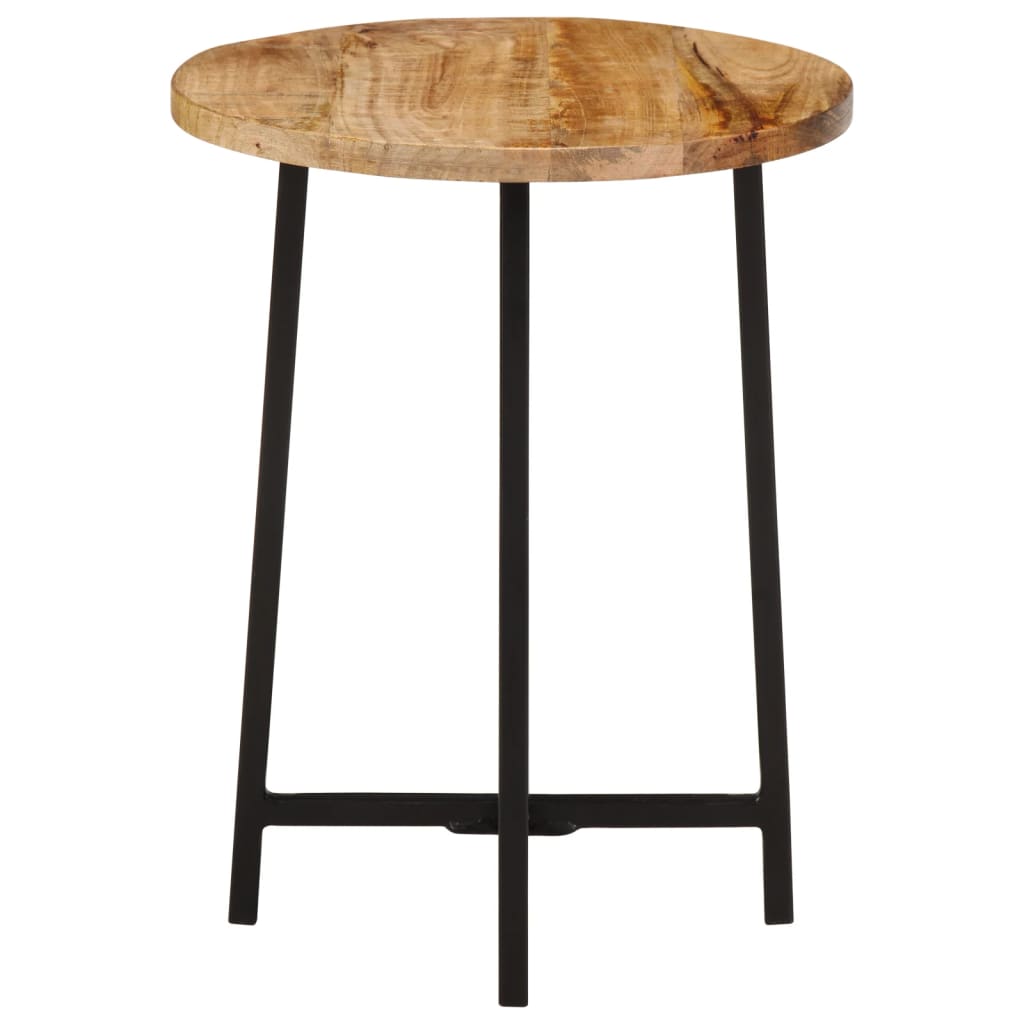 Coffee Table Solid Wood Mango And Iron