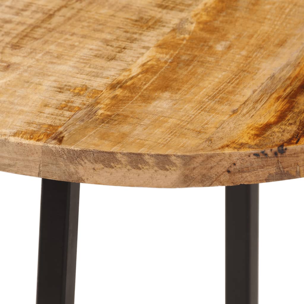 Coffee Table Solid Wood Mango And Iron
