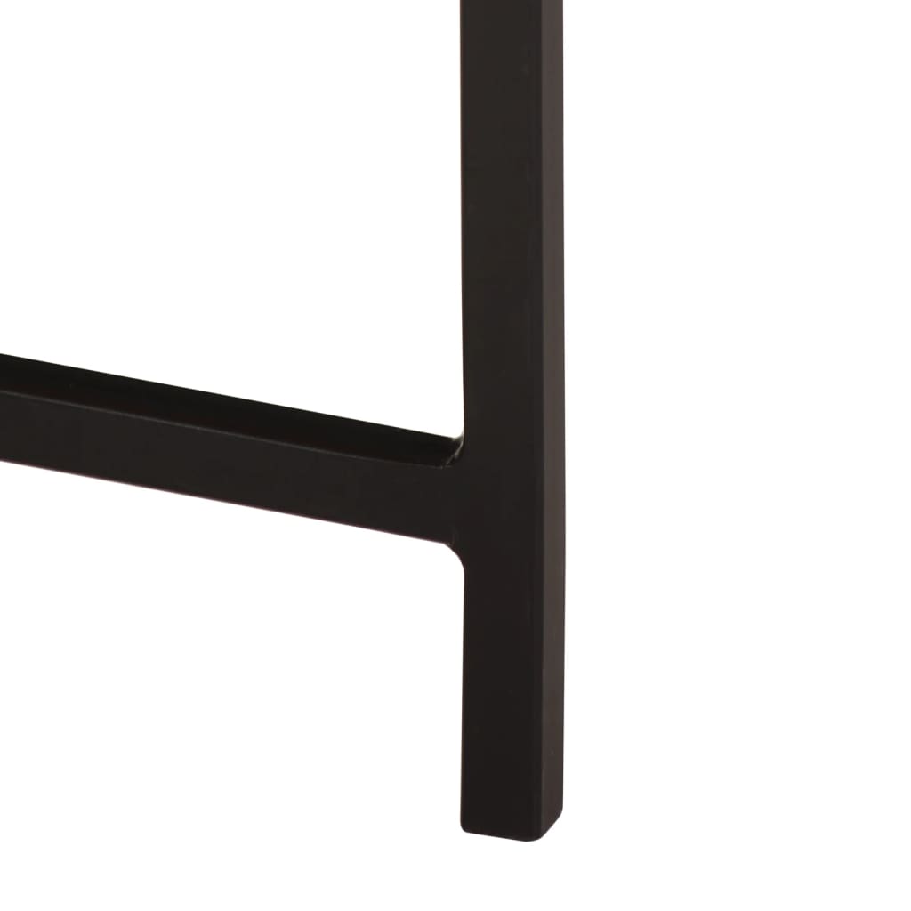 Coffee Table Solid Wood Mango And Iron