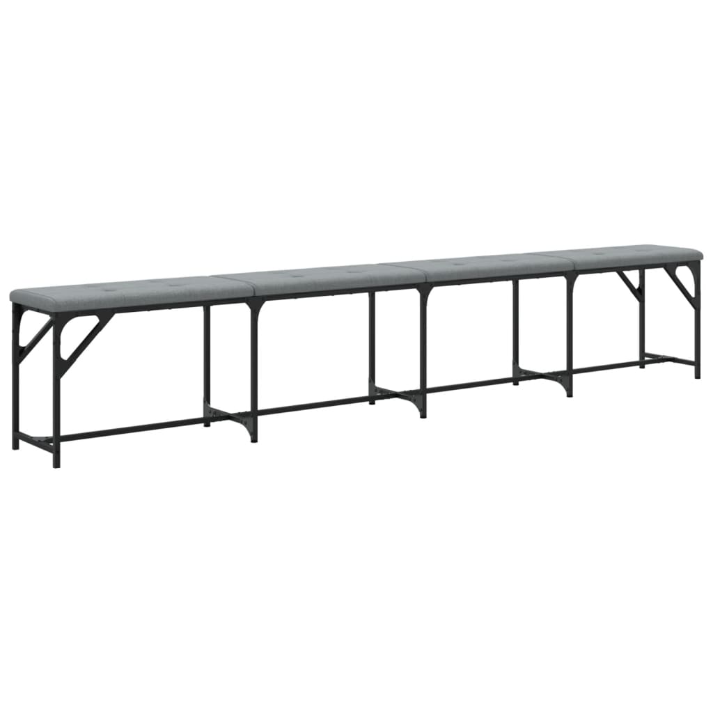 Dining Bench Steel And Fabric