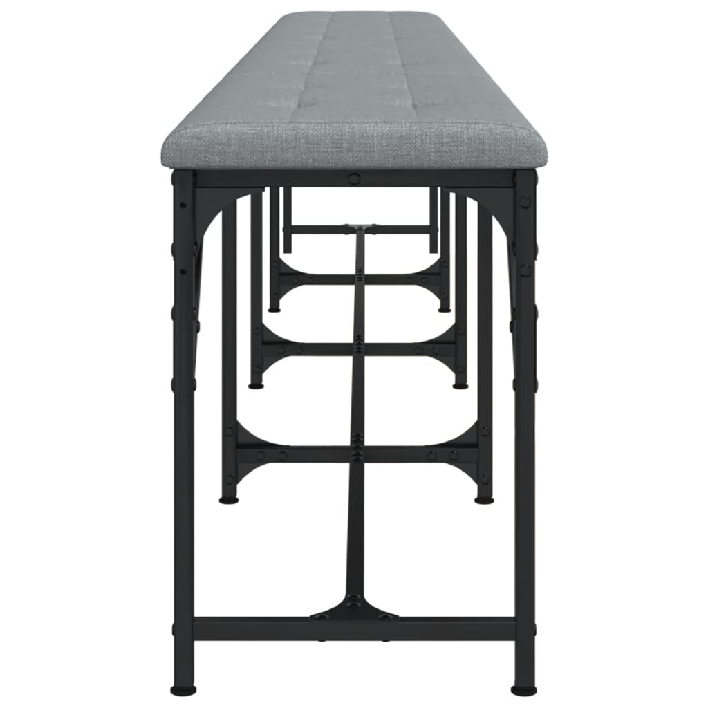 Dining Bench Steel And Fabric