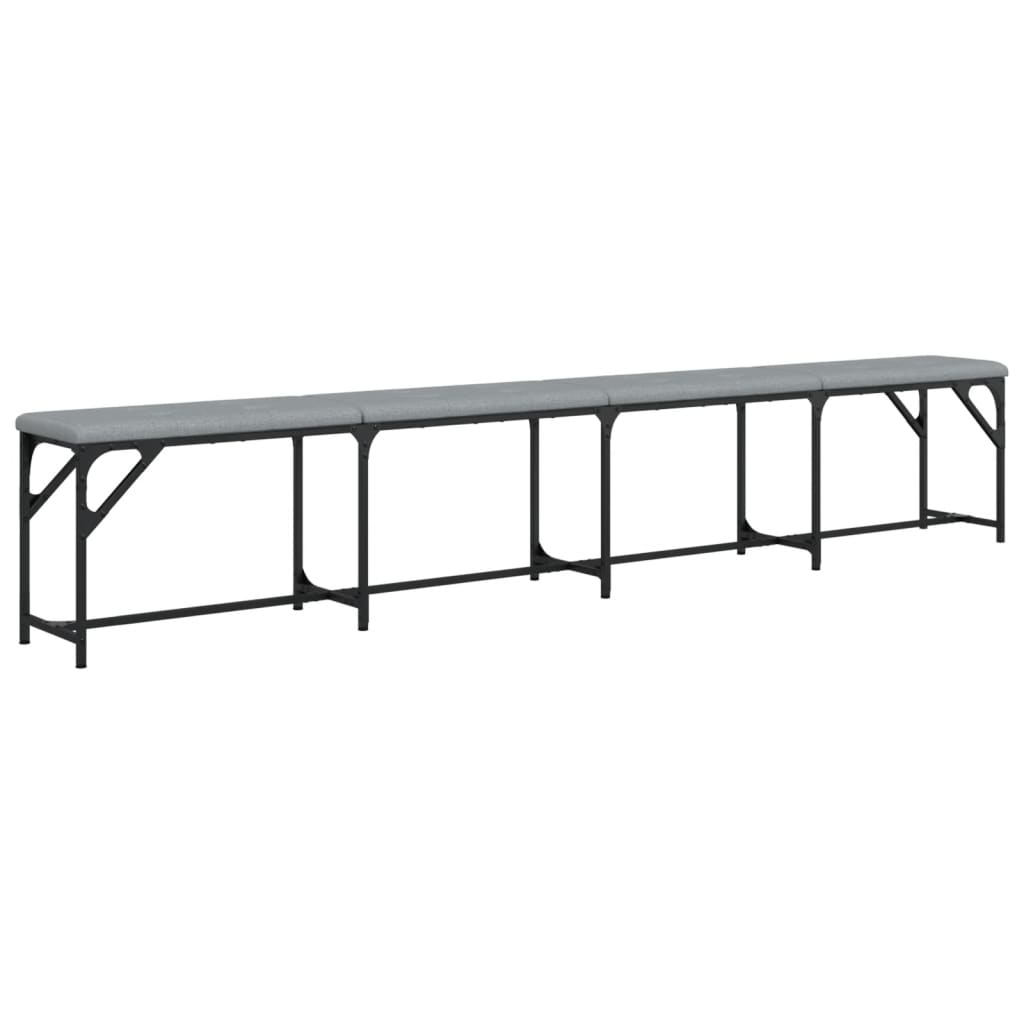 Dining Bench Steel And Fabric