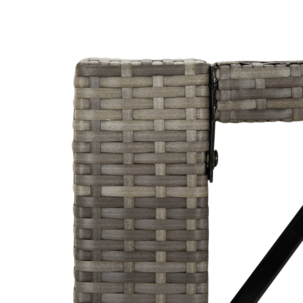 5 Piece Garden Bar Set With Cushions Poly Rattan 1