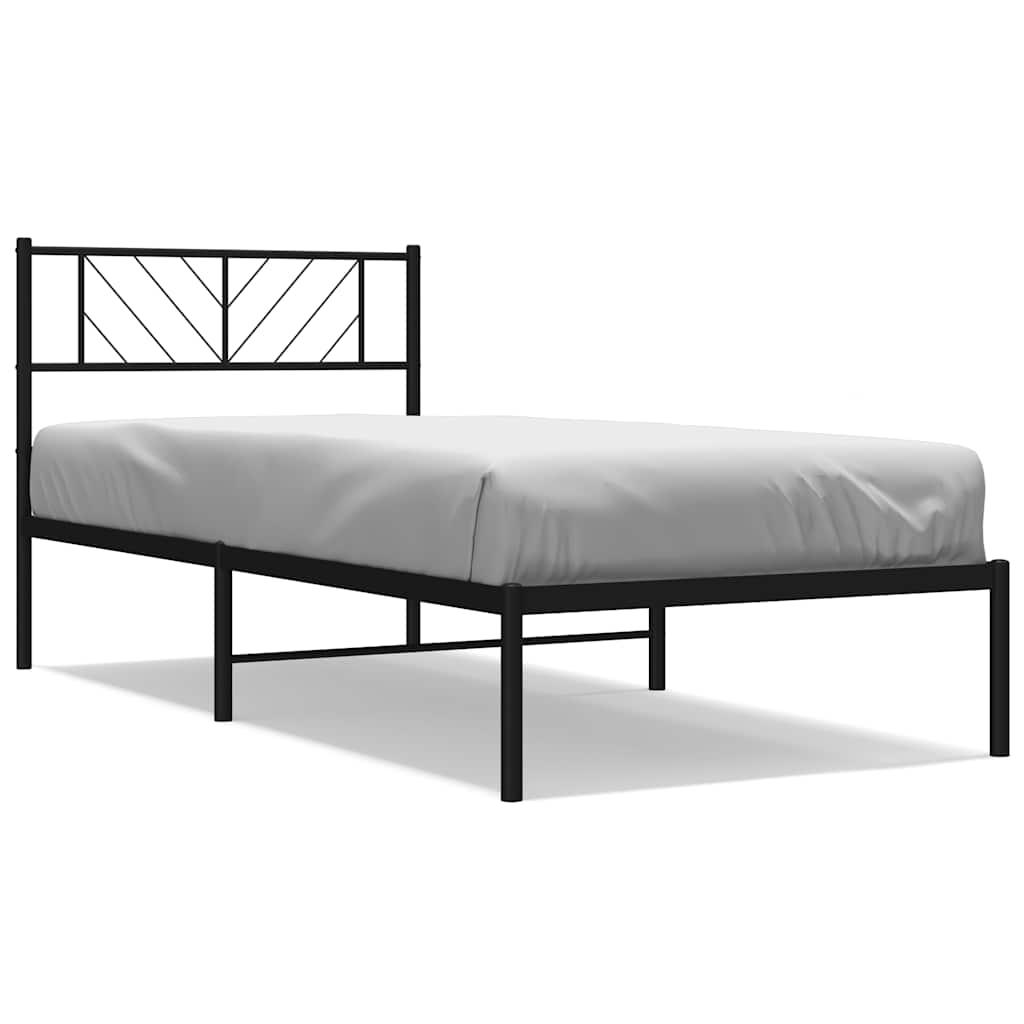 Metal Bed Frame Without Mattress 100X190Cm