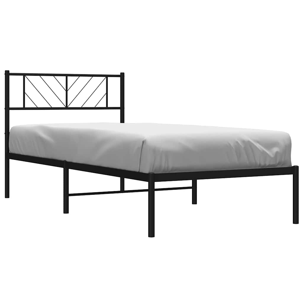 Metal Bed Frame Without Mattress 100X190Cm