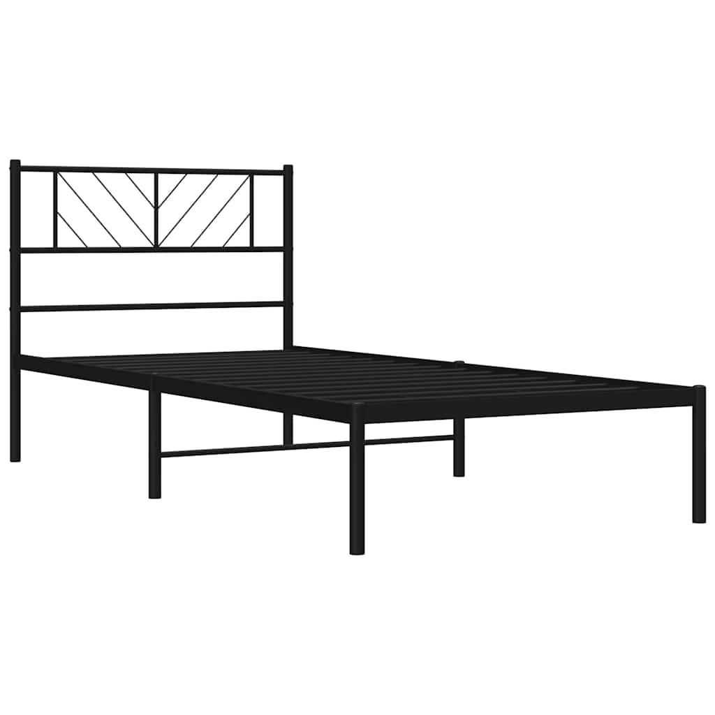 Metal Bed Frame Without Mattress 100X190Cm