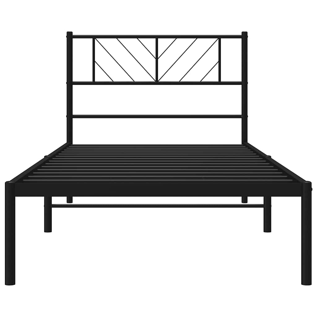 Metal Bed Frame Without Mattress 100X190Cm