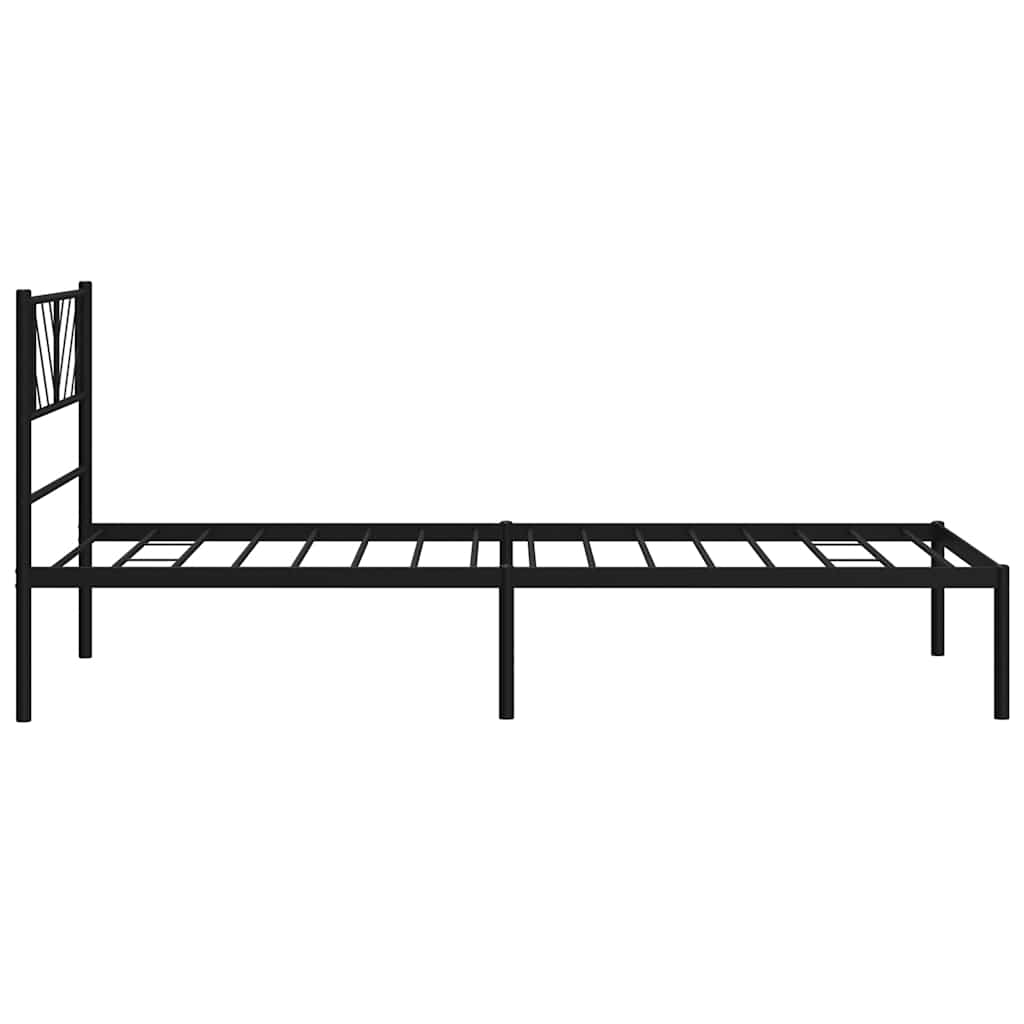 Metal Bed Frame Without Mattress 100X190Cm