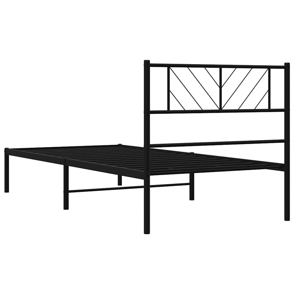 Metal Bed Frame Without Mattress 100X190Cm