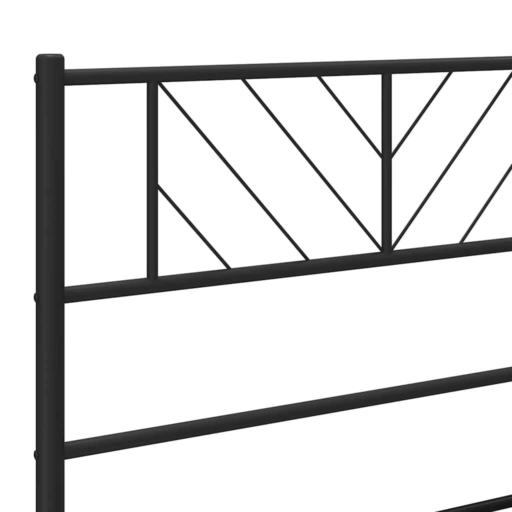 Metal Bed Frame Without Mattress 100X190Cm
