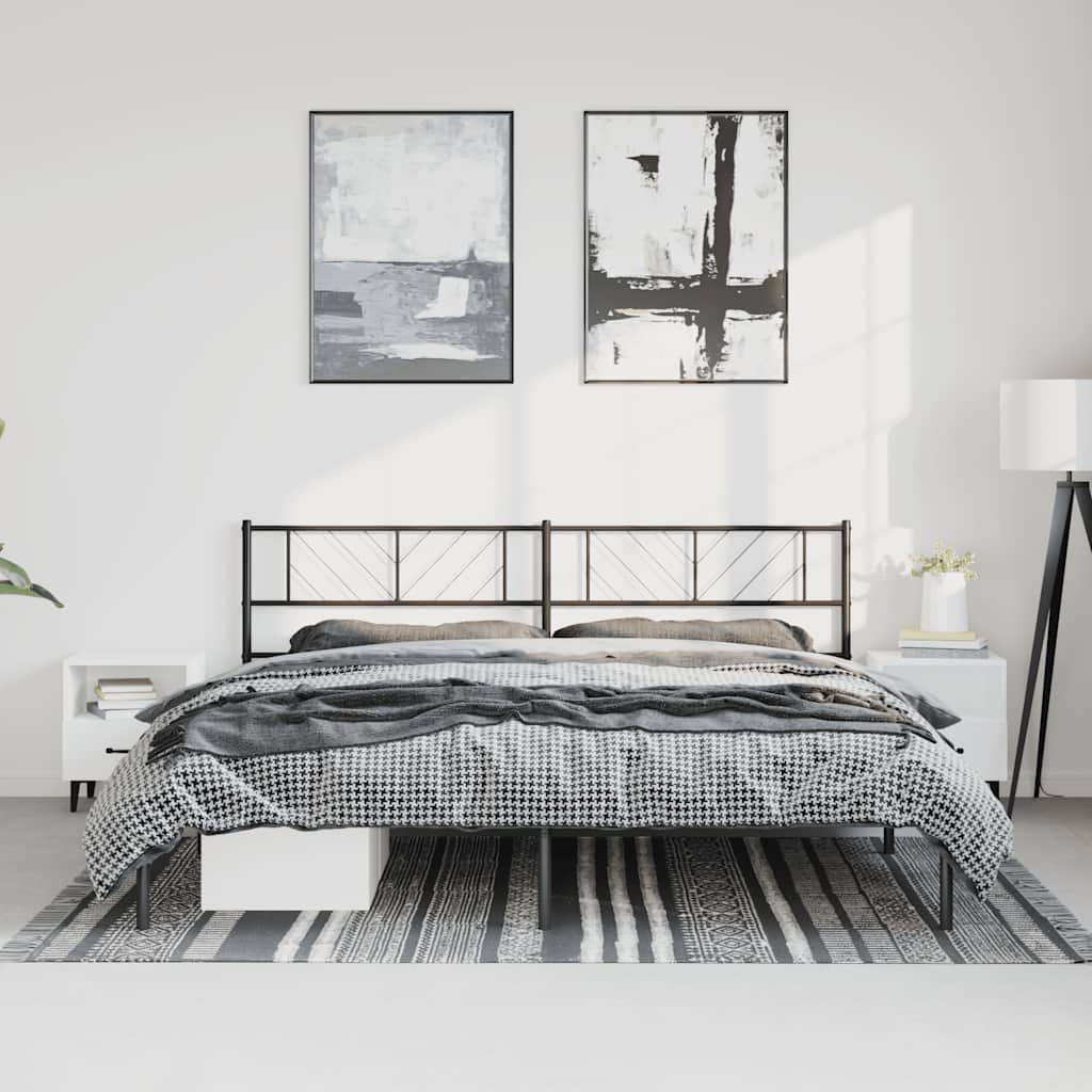 Metal Bed Frame Without Mattress 100X190Cm