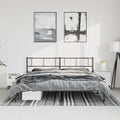 Metal Bed Frame Without Mattress 100X190Cm