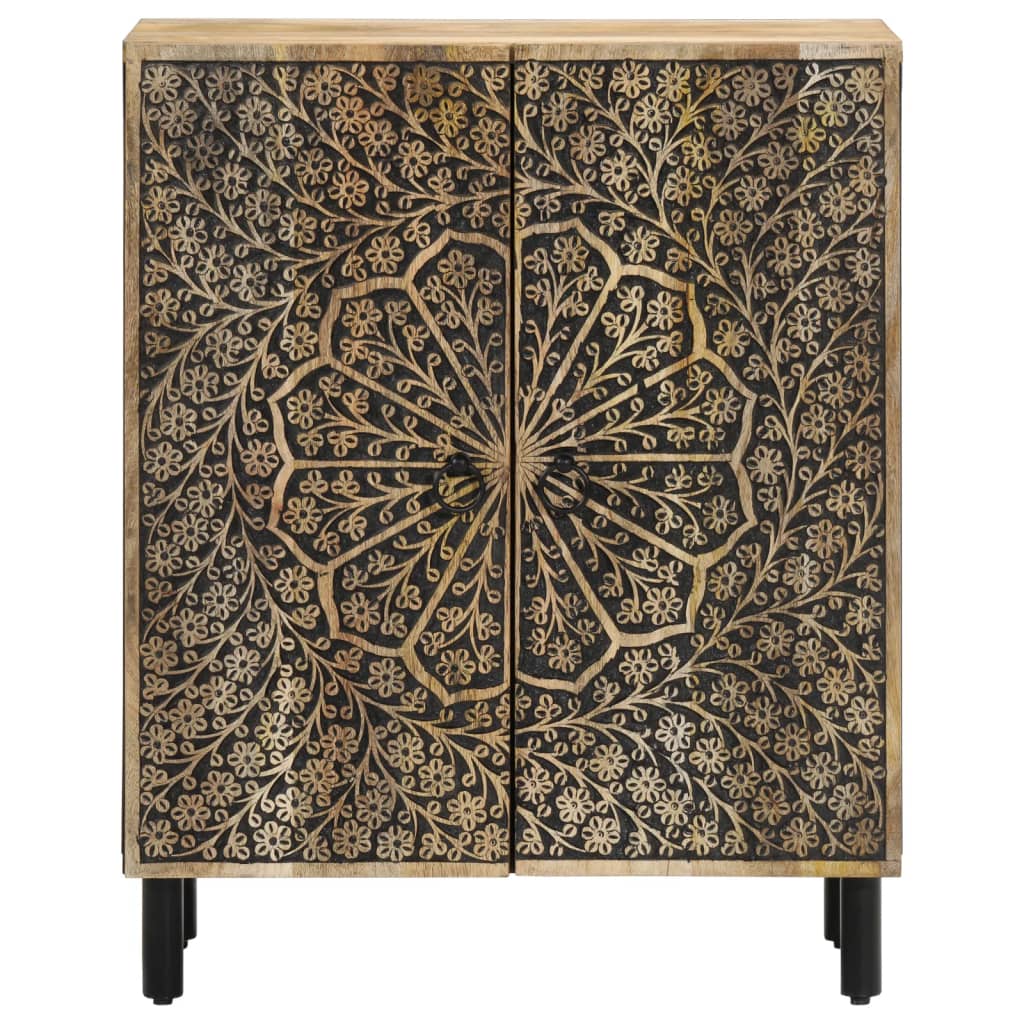 Side Cabinets 3 Pcs 60X33X75 Cm Solid Wood Mango