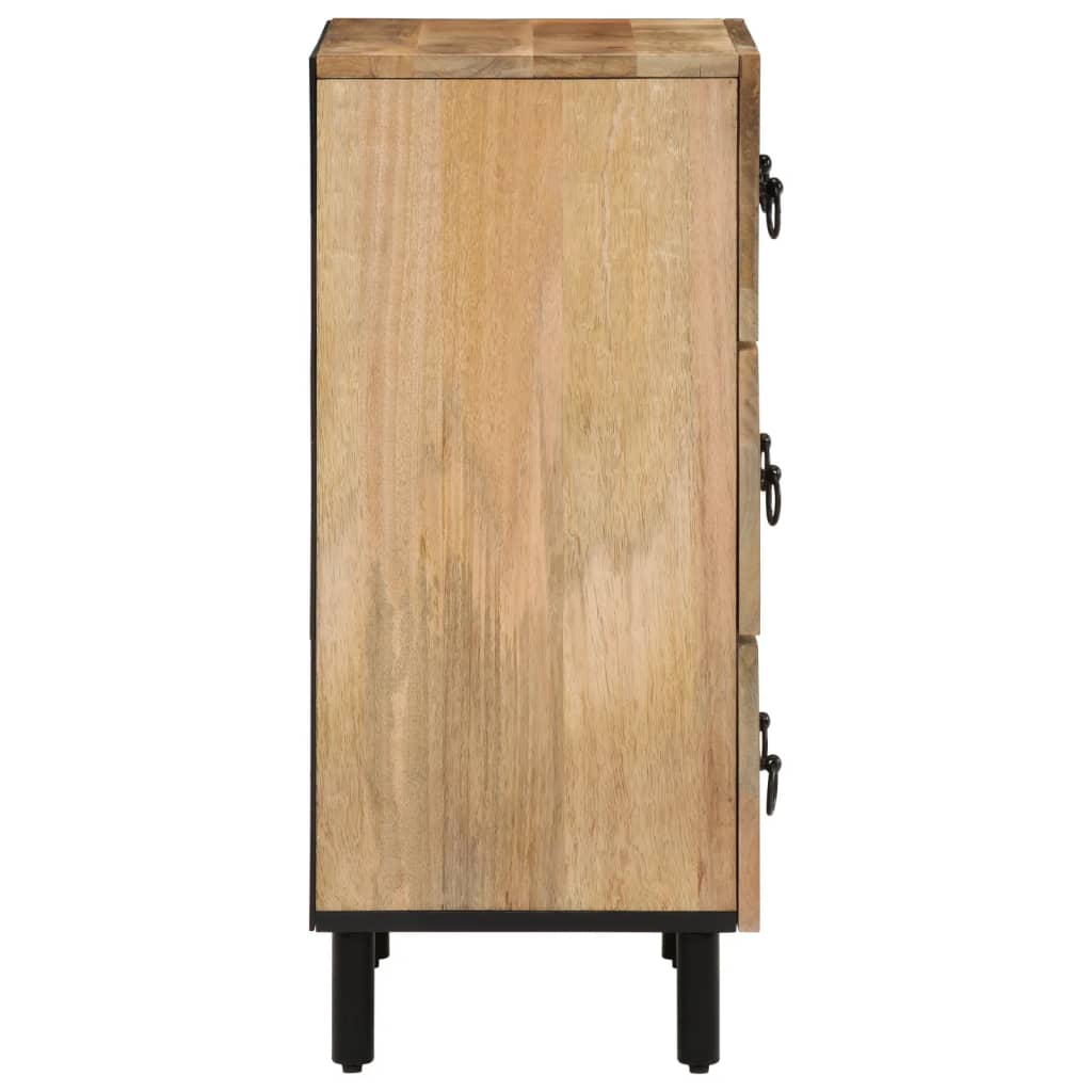 Side Cabinets 3 Pcs 60X33X75 Cm Solid Wood Mango