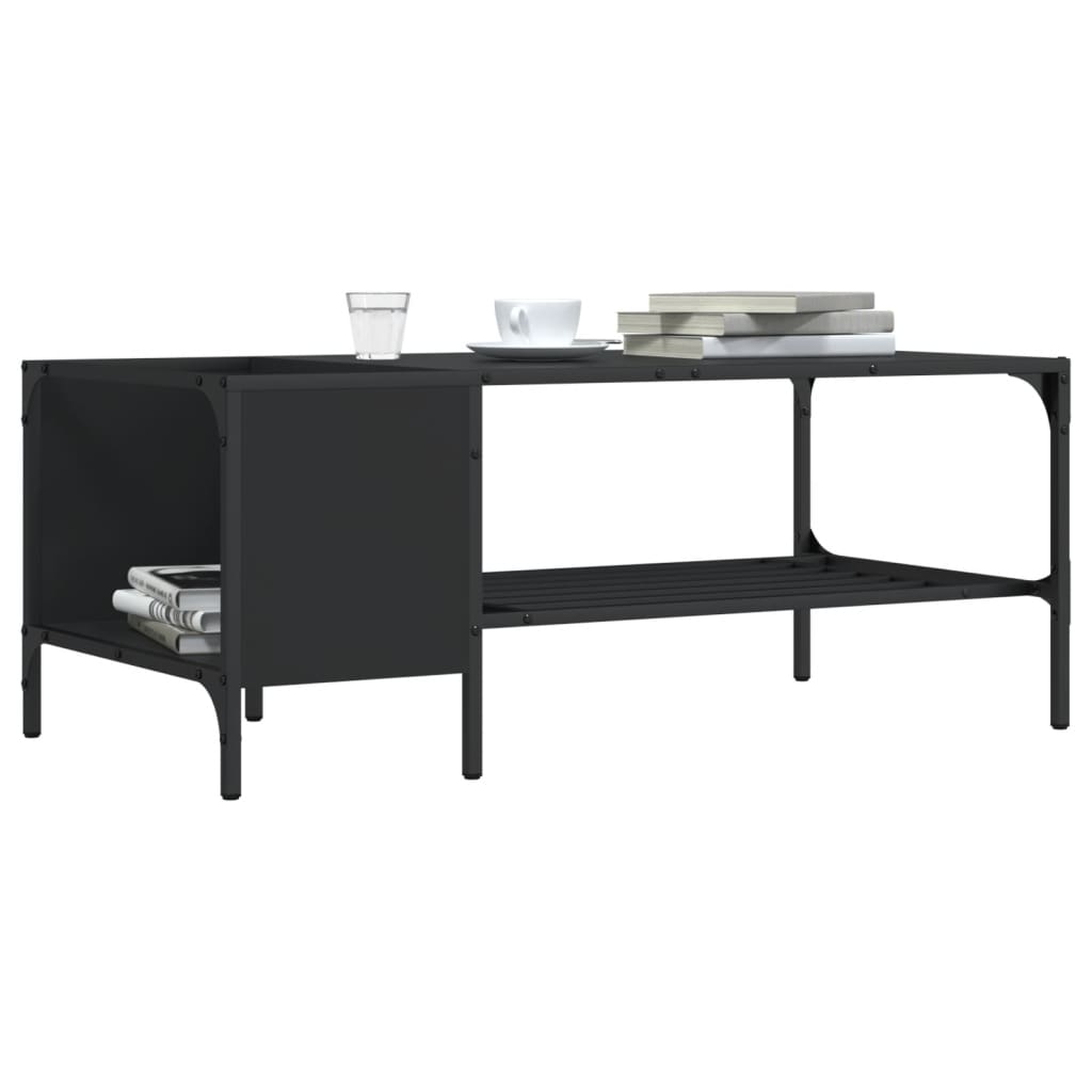 Coffee Table With Rack 100X51X40 Cm Engineered Wood