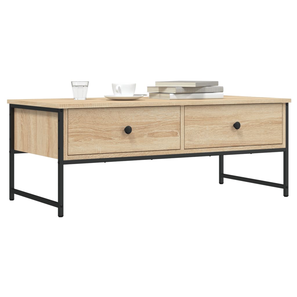 Coffee Table 101X49X39.5 Cm Engineered Wood