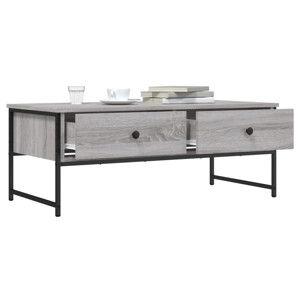 Coffee Table 101X49X39.5 Cm Engineered Wood
