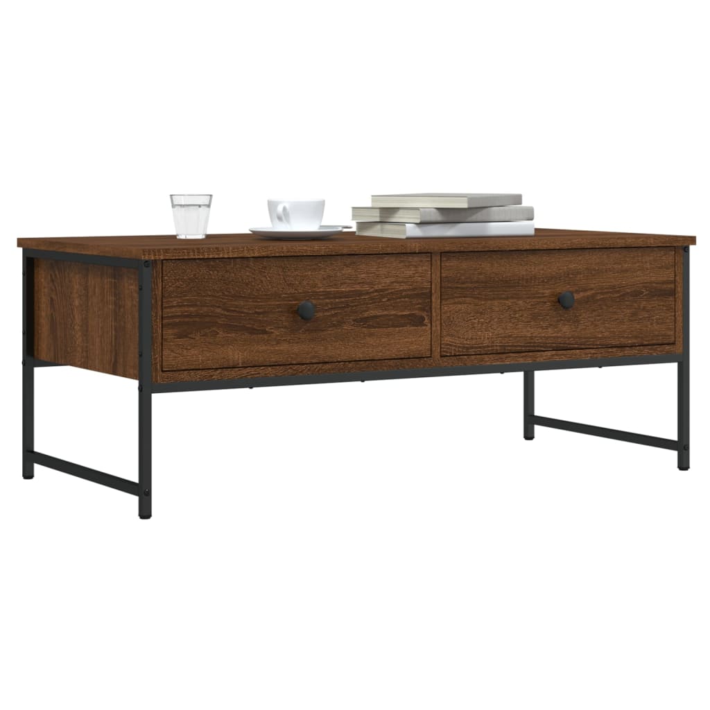 Coffee Table 101X49X39.5 Cm Engineered Wood
