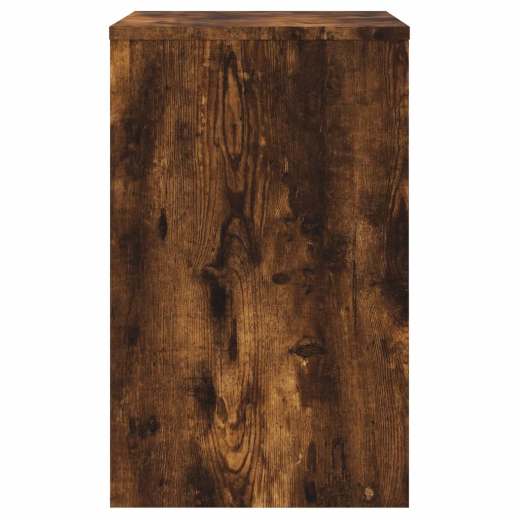 Coffee Table Nesting Tables 3 Pcs Engineered Wood Black Smoked Oak Grey Sonoma 6