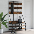 Clothes Rack With Shoe Storage 100X40X184 Cm