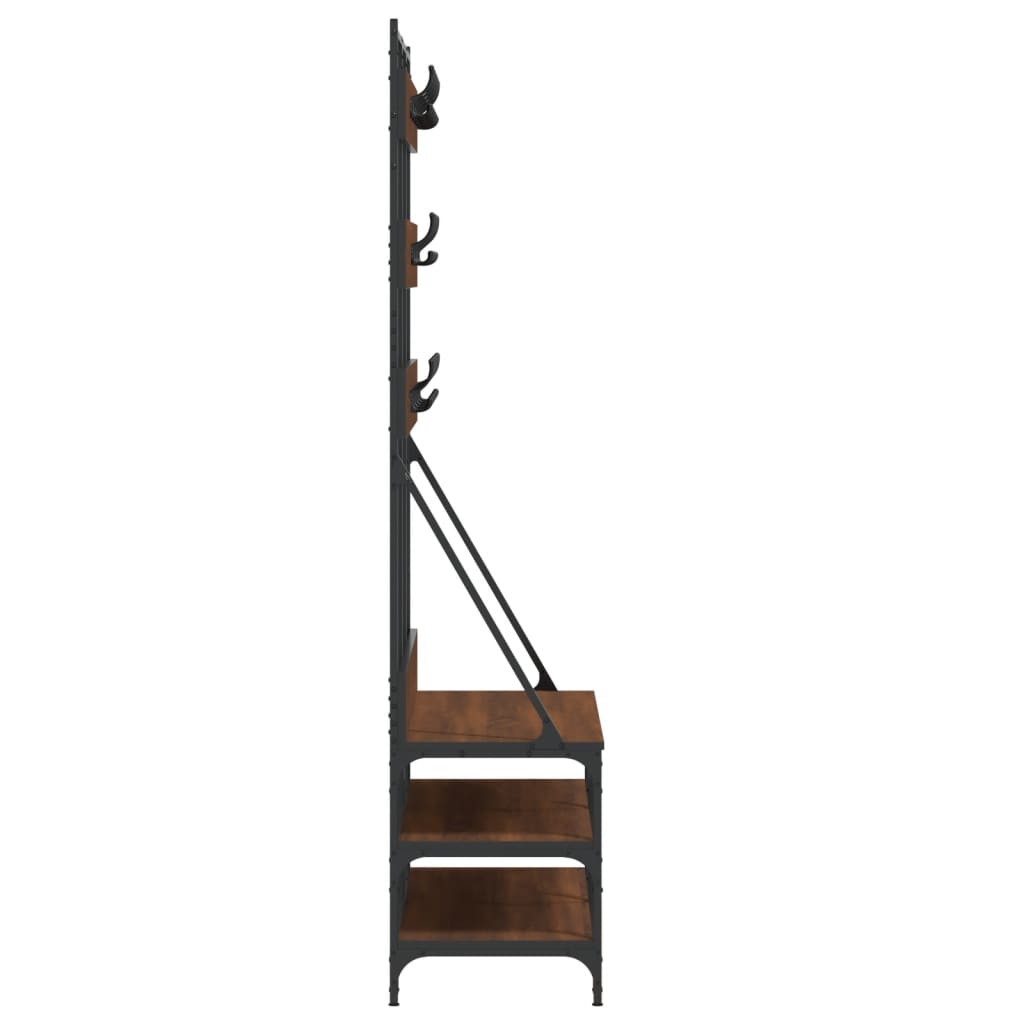 Clothes Rack With Shoe Storage 100X40X184 Cm