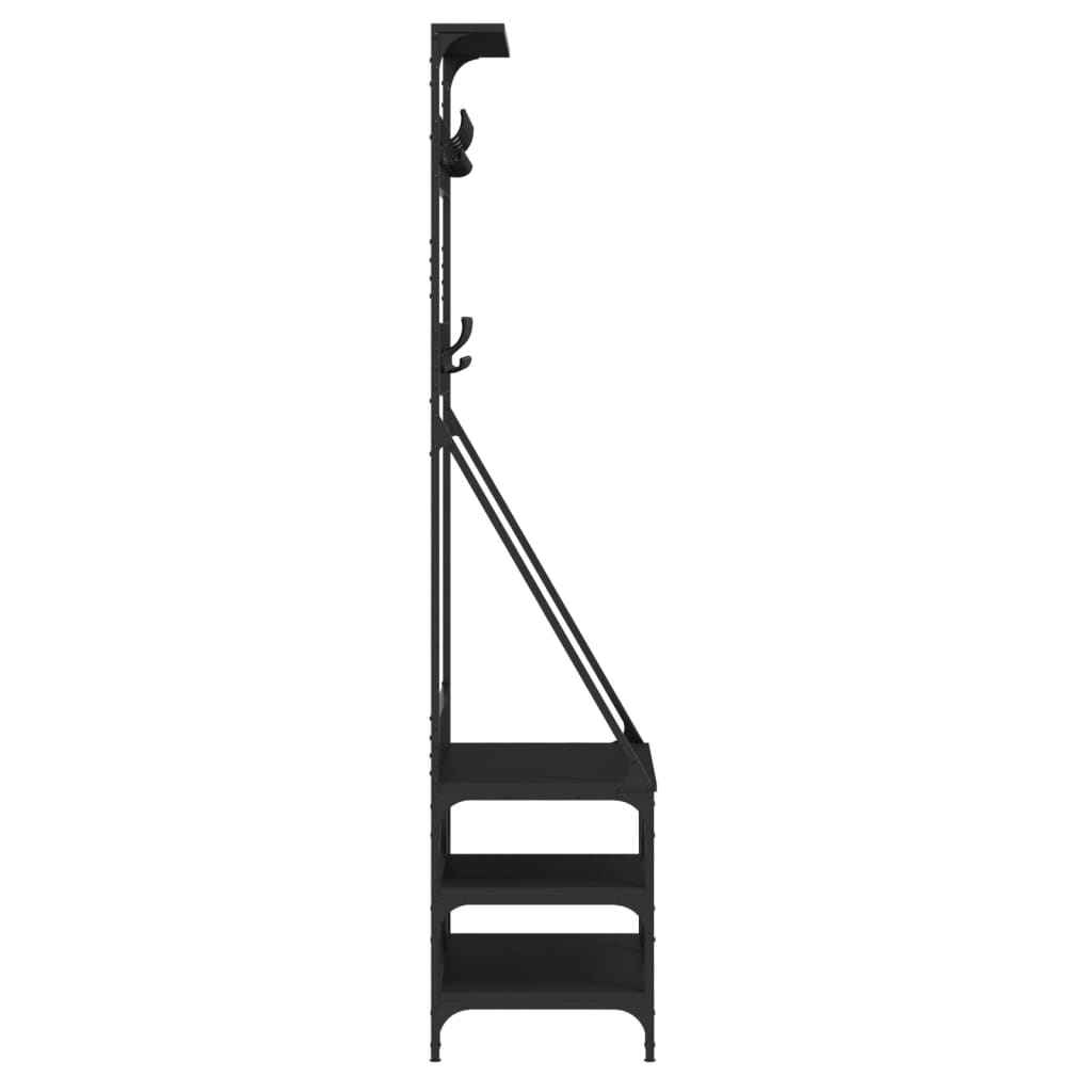 Clothes Rack With Shoe Storage 80X40X184 Cm