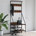 Clothes Rack With Shoe Storage 80X40X184 Cm