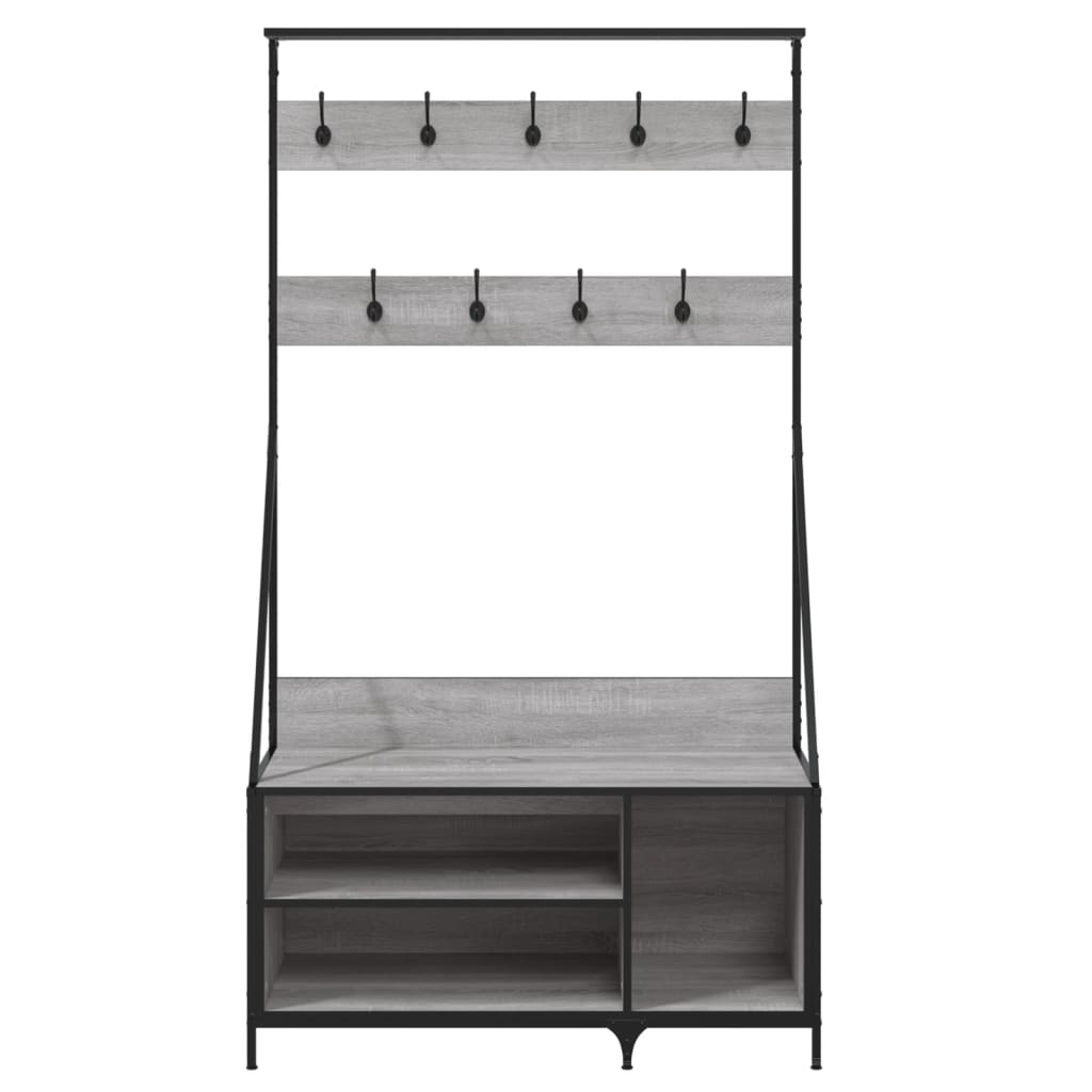 Clothes Rack With Shoe Storage 100X41X184 Cm