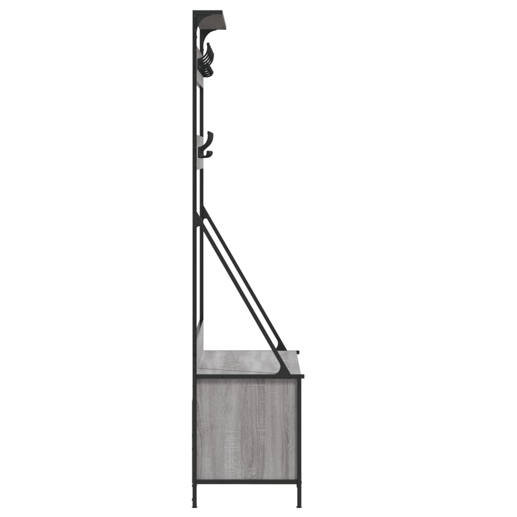 Clothes Rack With Shoe Storage 100X41X184 Cm