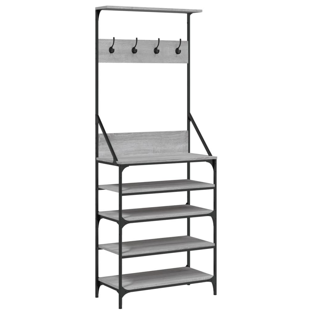 Clothes Rack With Shoe Storage