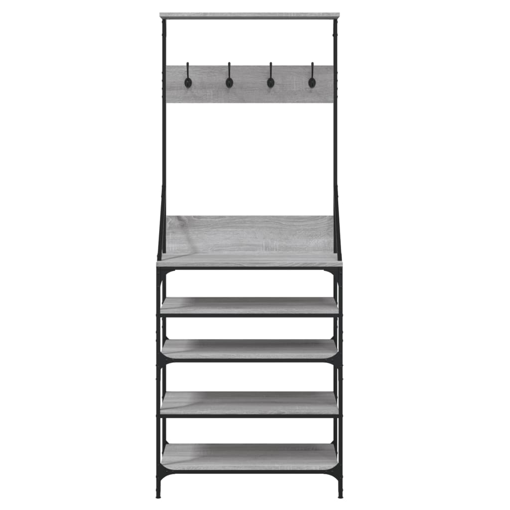 Clothes Rack With Shoe Storage