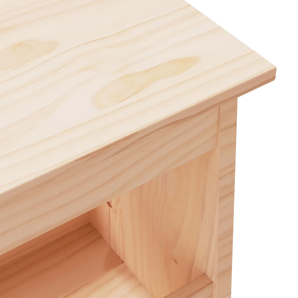 Hall Bench Solid Wood Pine