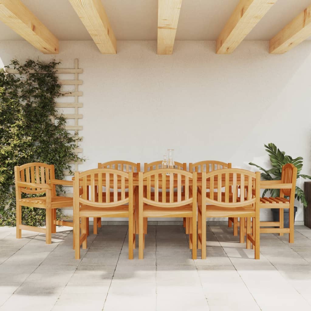 Garden Chairs 8 Pcs 58X59X88 Cm Solid Wood Teak