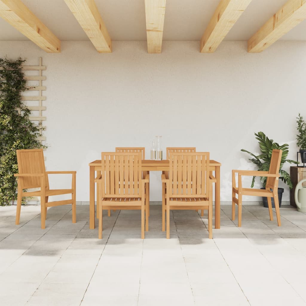 3 Piece Garden Dining Set Solid Wood Teak