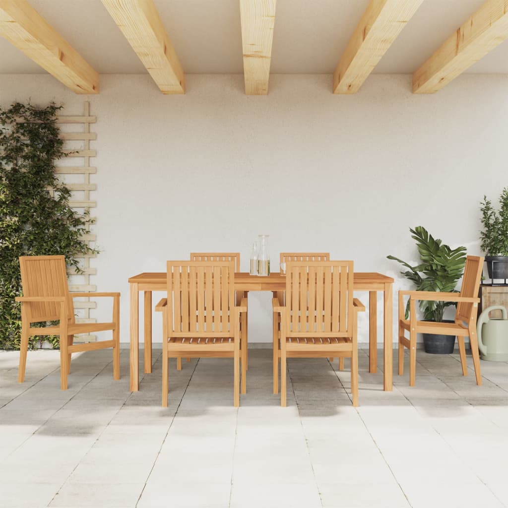 3 Piece Garden Dining Set Solid Wood Teak