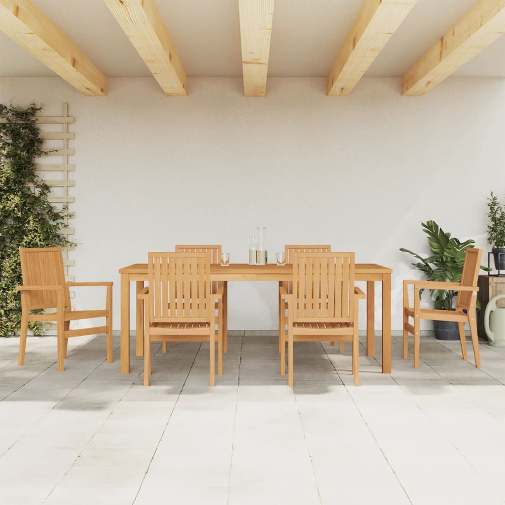 3 Piece Garden Dining Set Solid Wood Teak