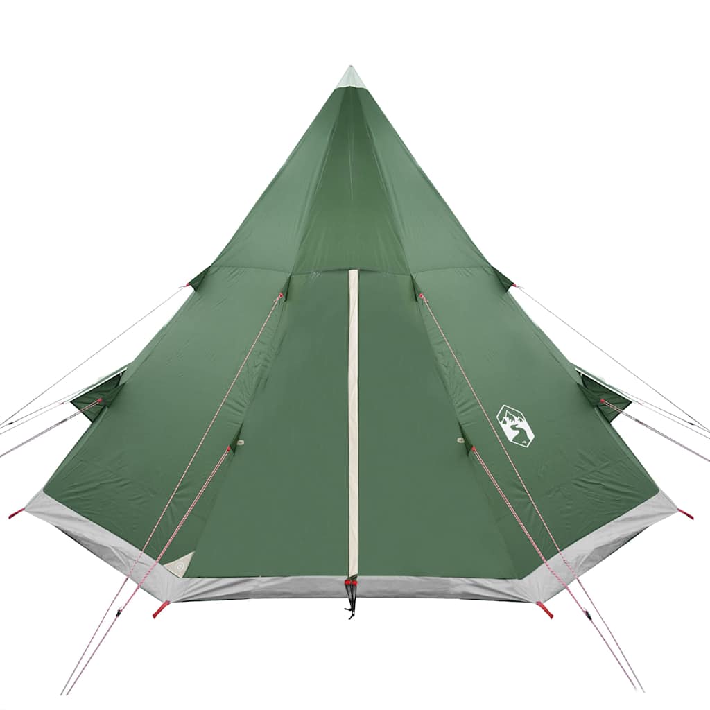 Tents 4 Person Camping Tent Waterproof Tipi Teepee Large 367Cm Blue Carry Bag 36