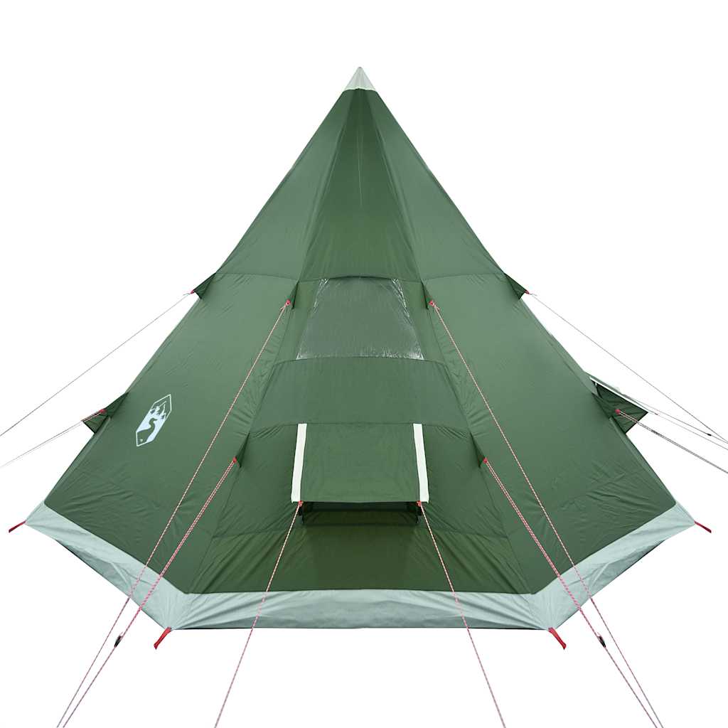 Tents 4 Person Camping Tent Waterproof Tipi Teepee Large 367Cm Blue Carry Bag 36