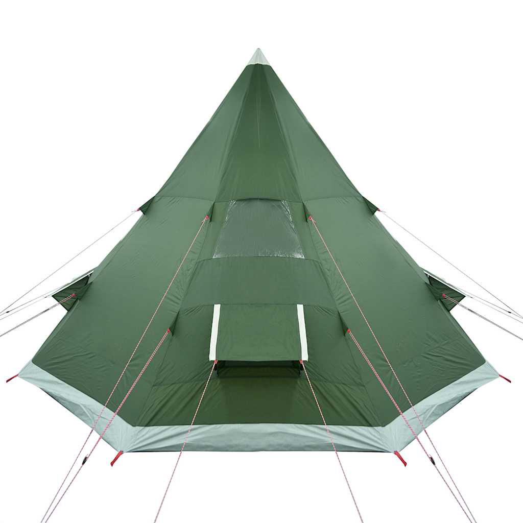 Tents 4 Person Camping Tent Waterproof Tipi Teepee Large 367Cm Blue Carry Bag 36