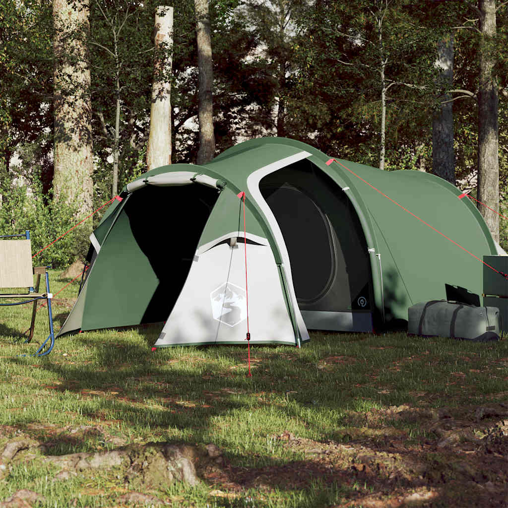 Tents 3 Person Tunnel Camping Tent Waterproof 370x185cm Blue green orange 200 cm