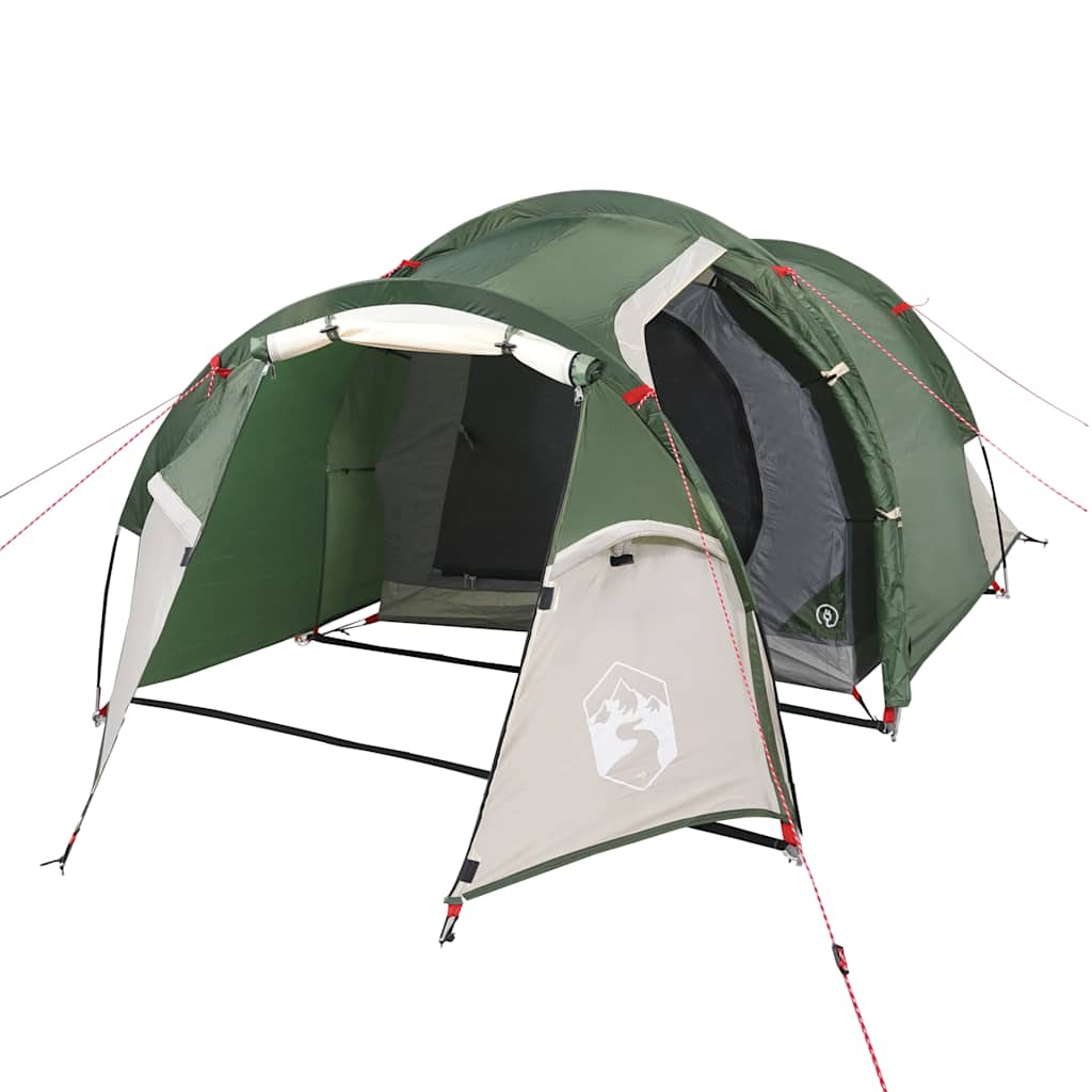 Tents 3 Person Tunnel Camping Tent Waterproof 370x185cm Blue green orange 200 cm