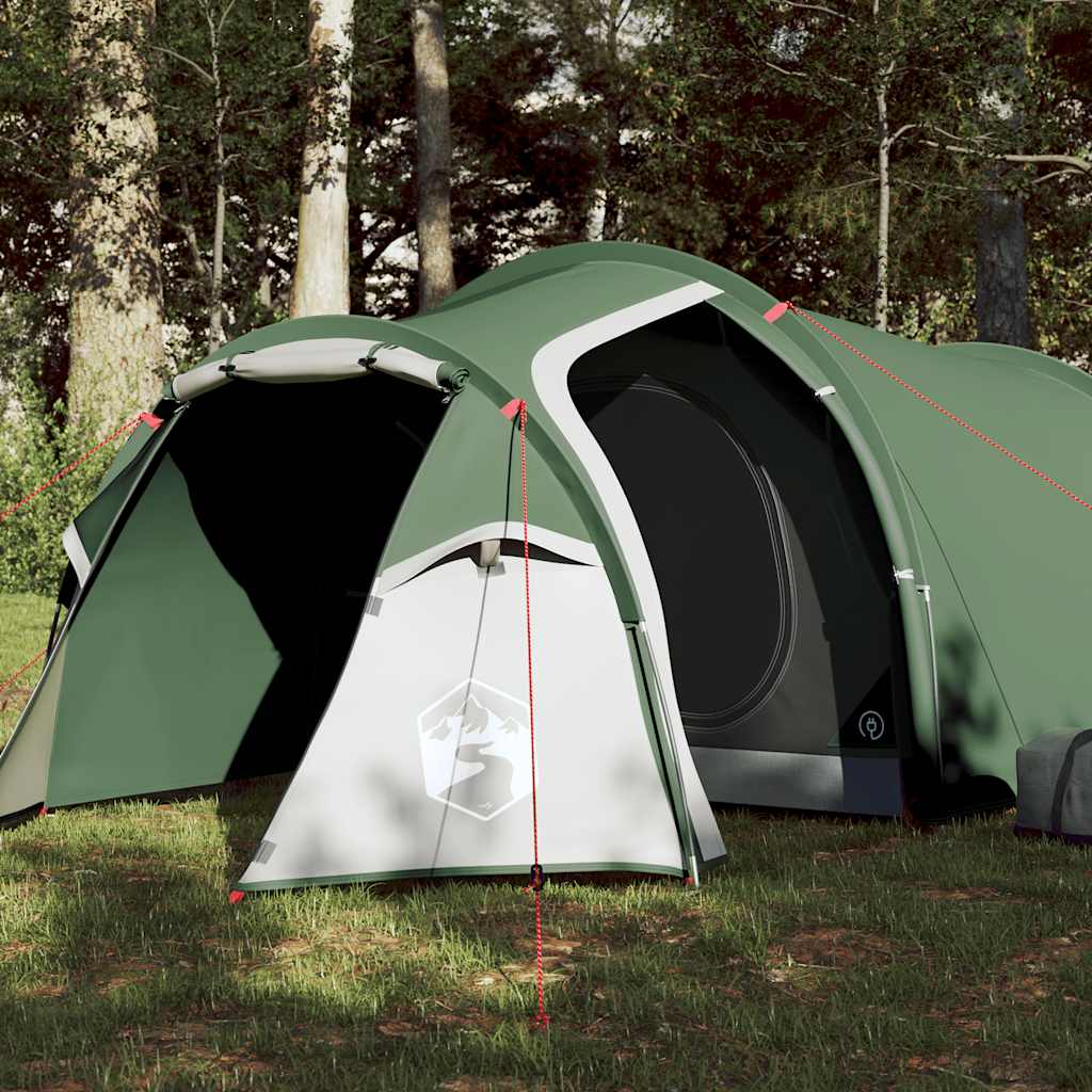 Tents 3 Person Tunnel Camping Tent Waterproof 370x185cm Blue green orange 200 cm