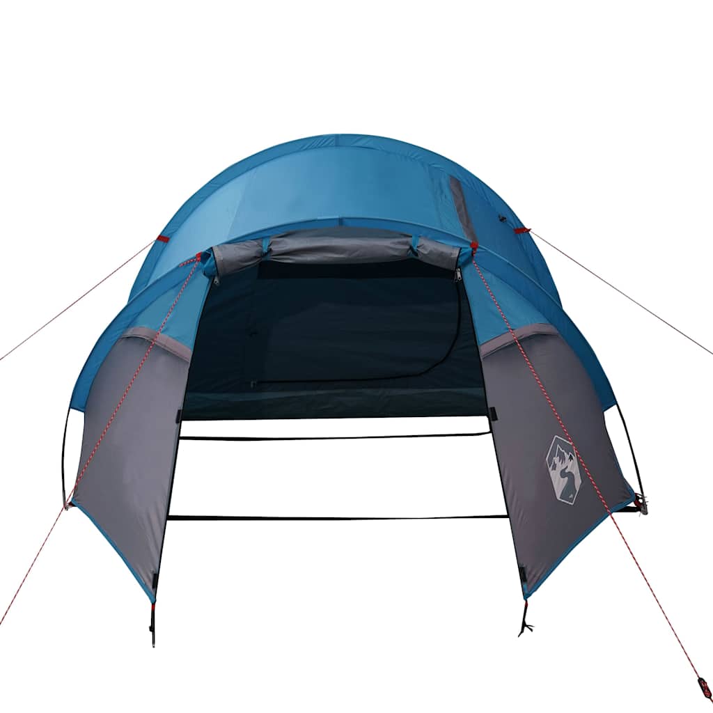 Tents 3 Person Tunnel Camping Tent Waterproof 370x185cm Blue green orange 200 cm